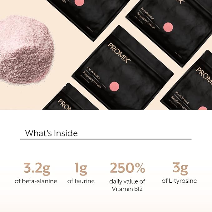 Pre Workout Powder Supplement Natural Energy Focus I Keto Paleo I PROMIX Performance I Men & Women Beta Alanine Taurine Tyrosine Vitamin B12 Weight Fat Loss Blast Drink, Preservative Free, Limeade