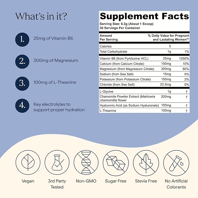 Morning Sickness + Nausea Relief. Electrolytes Hydration Support. Safe Sleep Support + Prenatal Vitamins with Magnesium, Vitamin b6. First Trimester Pregnancy Must Haves 30 Servings