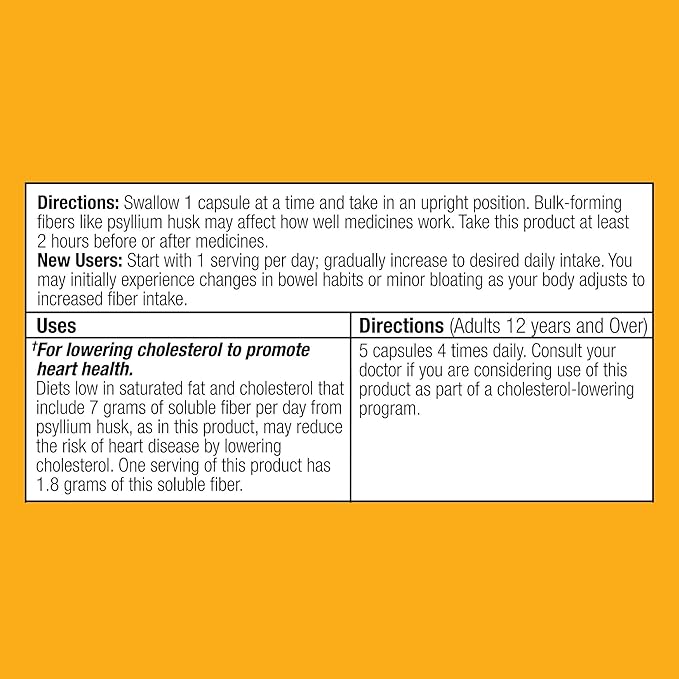 Equate Daily Fiber - Psyllium Husk Capsules 160ct (Pack of 1) - Supplement for Regularity & Digestive Support, Boxed by Fusion Shop Store