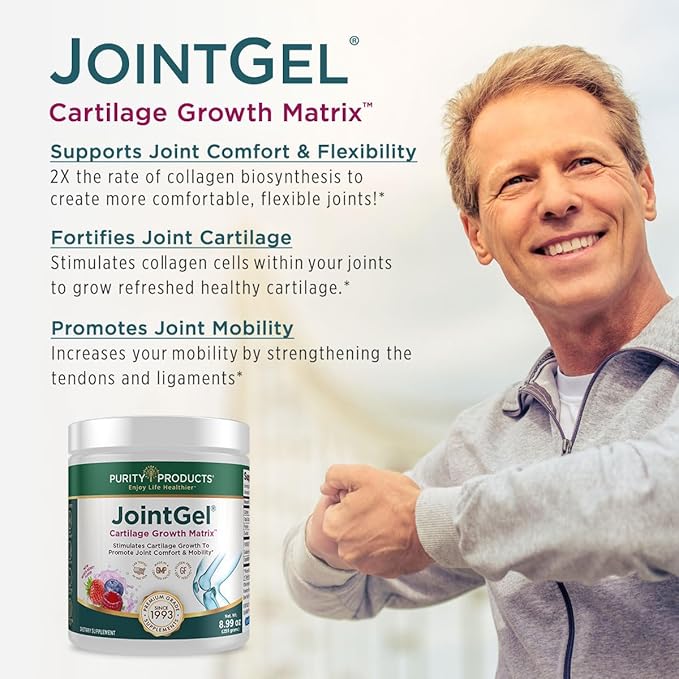 Purity Products Bundle - JointGel (Berry Powder) + JointGel (Super Chocolate Powder) Bioactive Collagen Peptides + MSM - Supports Joint Function and Flexibility While Fortifying Joint Cartilage
