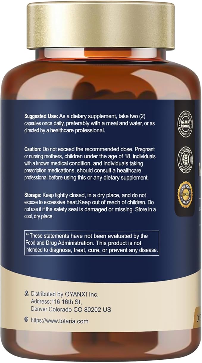 25 in 1 Brain Supplements for Memory and Focus & Neuro Health - Daily Brain Nootropic Cognitive Supplement with L-Tyrosine, Bacopa Monnieri, Ginkgo Biloba, Alpha GPC - Non-GMO, Gluten Free, Vegan