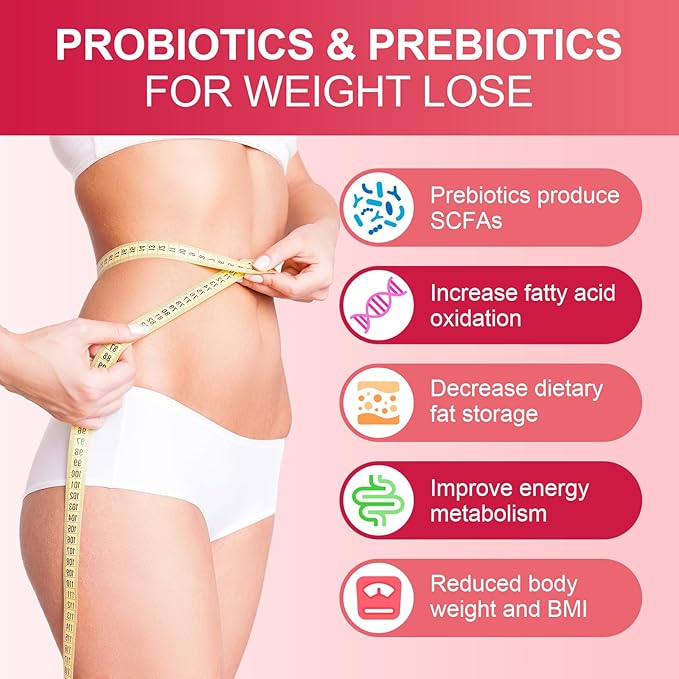 Women's Probiotics120 Billion CFUs 18 Strains 3 Prebiotics & Digestive Enzymes Contains Organic Prebiotic Cranberry Women's Health Digestive & Immune Support Non-GMO Soy Gluten Dairy Free