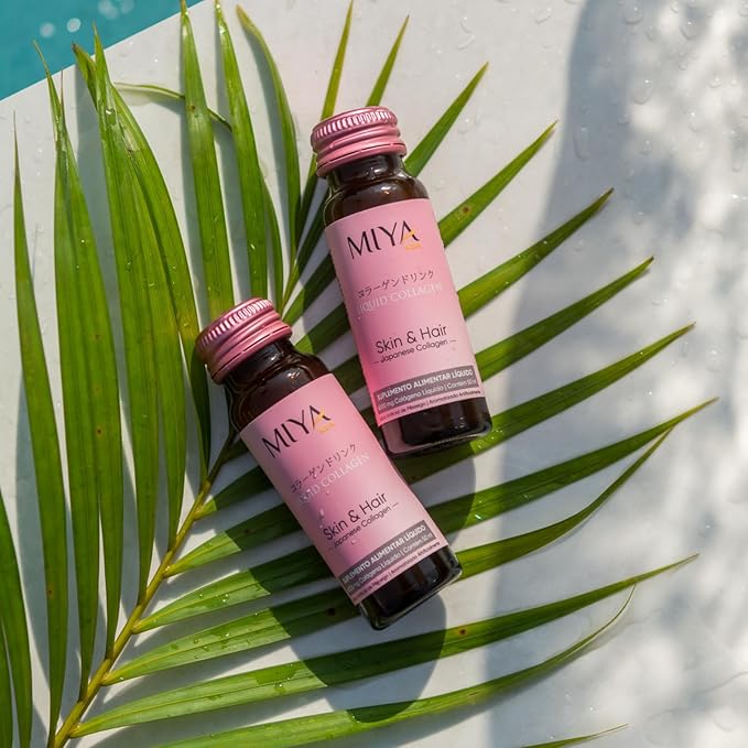 Hydrolyzed Liquid Collagen Drink | 6,000mg Collagen Peptide from Wild Marine Fish from Japan per Bottle | Skin & Hair Benefits | Peach Flavor | Liquid Collagen for Women