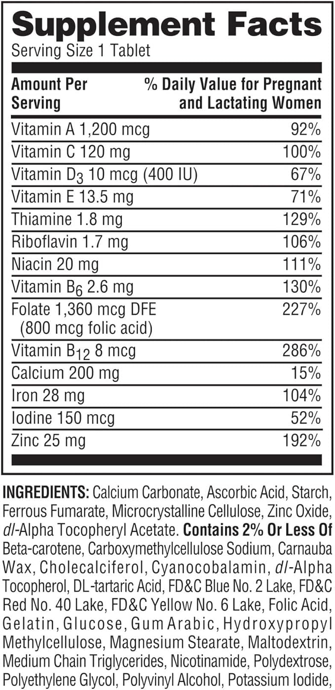 Spring Valley Prenatal Multivitamin 100 Tablets, Prenatal Vitamins for Women, Pregnancy Must Haves Folate Supplement, Bundle with Luall's 45 Diabetes Decoded
