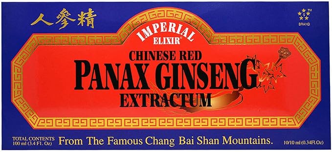 Chinese Red Panax Ginseng Extractum - Vials Imperial Elixir (Ginseng Company) 10 Vial
