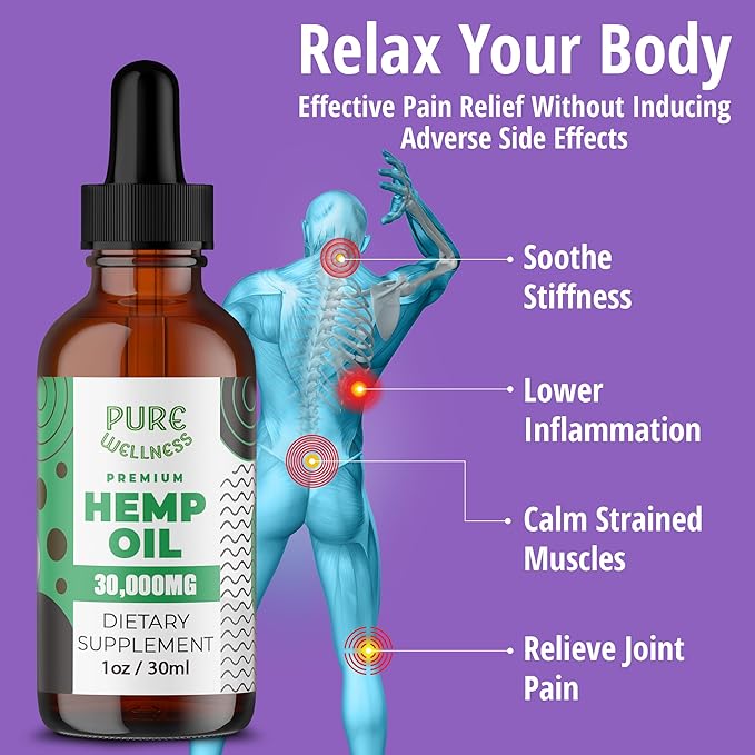 Hemp Seed Oil (30,000mg 6-Pack)