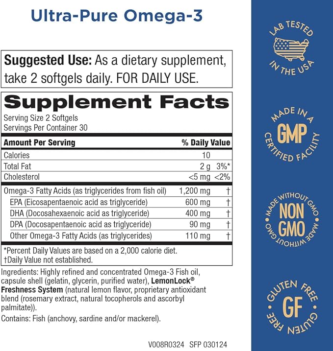 Purity Products KIT - Dr. Cannell's Advanced D + Omega-3 Ultra-Pure Fish Oil from Advanced D is Packed with Vitamin D, Vitamin K2, Zinc, Magnesium Citrate, Boron and Taurine