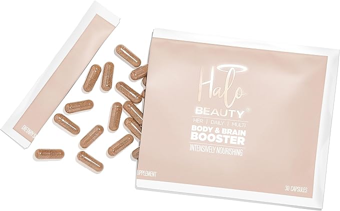 Her Daily Multi - 30 Capsule Vegan Women's Multivitamin for Energy, Mental Clarity & Wellness - Body & Brain Booster with B6, D3 & Zinc