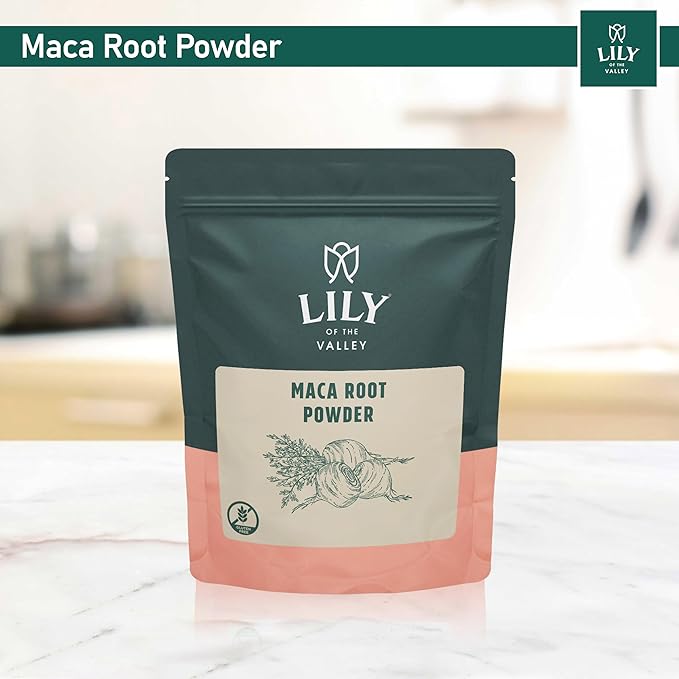 Lily of the Valley Maca Root Powder - Great Superfood for Breakfast, Smoothies & Baking - Premium Grade - Gelatinized for Easy Digestion - Vegan & Gluten-Free - Packed in Resealable Pouch (8oz, 226g)