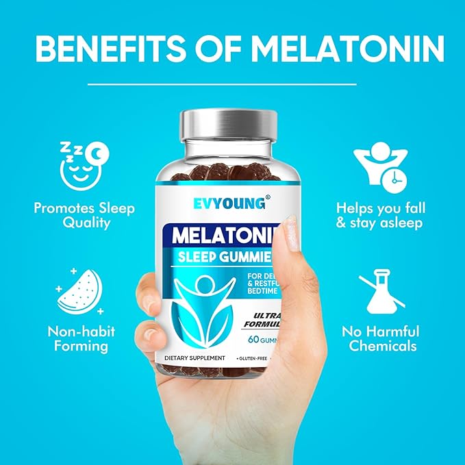 Melatonin Gummies,Sleep Support for Adults,1000 mcg Melatonin 120 Gummies up to a 60 Day Supply,Supplement for Sleeping