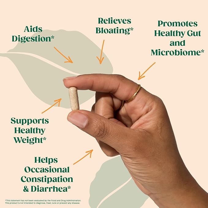 Bellway Super Fiber Capsules - USDA Organic Psyllium Husk Capsules - Daily Psyllium Husk Fiber Supplement for Digestive Health and Regularity - Plant Based, Non-GMO, Kosher - 160 Capsules