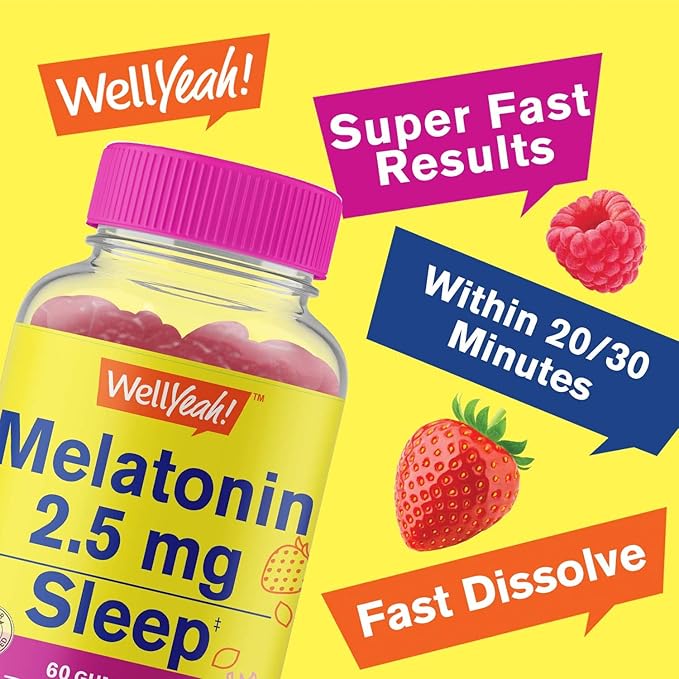 2.5mg Melatonin Gummies - 60 Count