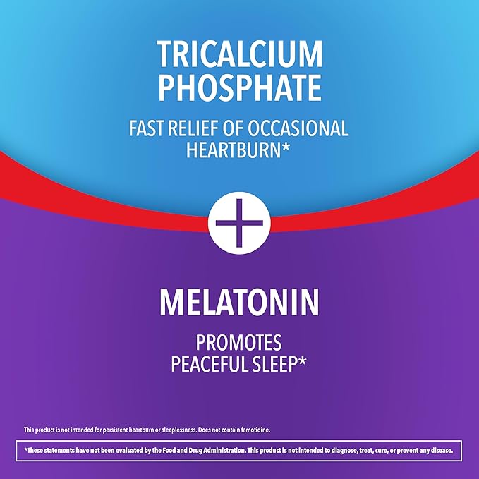 Pepcid Soothing Gummies, Heartburn Relief + Sleep Support Gummies Help Occasional Heartburn, Upset Stomach, Acid Indigestion + Sleeplessness, Calcium & Melatonin, Strawberry, 32 ct
