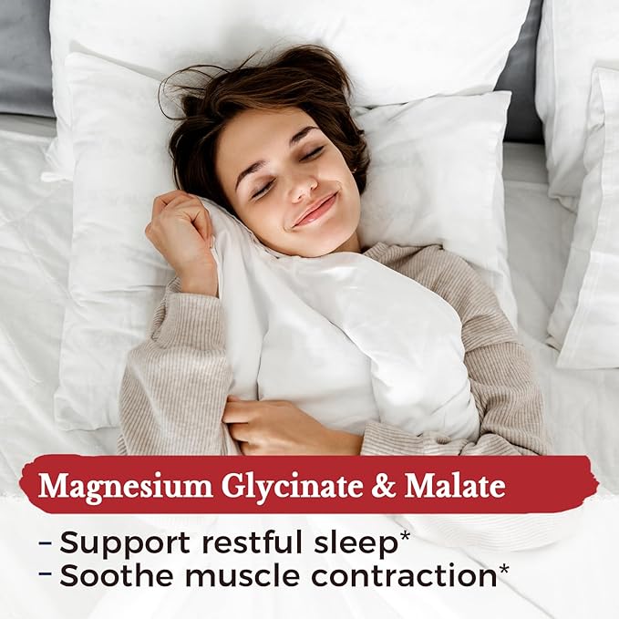 Vitalitown Magnesium Complex Supplement 500mg - Maximized Absorption Chelated Magnesium Glycinate, Malate, Taurate & Citrate - Vegan Non-GMO 120 Capsules for Sleep, Muscle, Energy & Heart