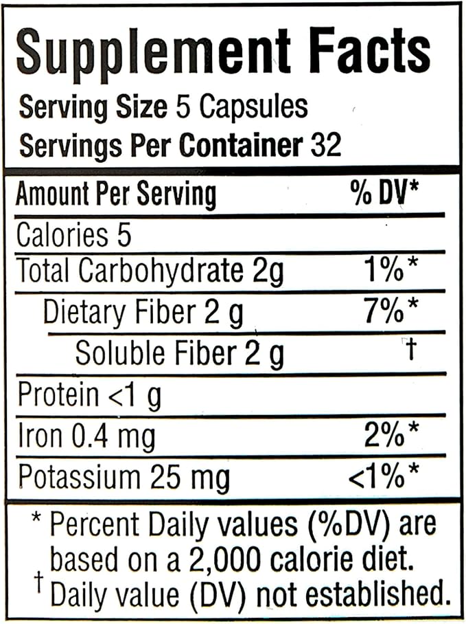 Equate Daily Fiber - Psyllium Husk Capsules 160ct (Pack of 1) - Supplement for Regularity & Digestive Support, Boxed by Fusion Shop Store