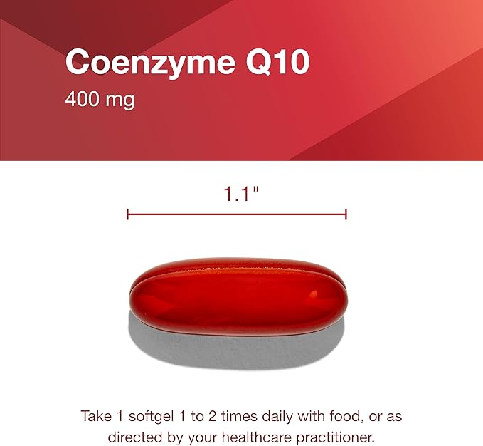 PROTOCOL FOR LIFE BALANCE CoQ10 400mg - with Vitamin E & Soy Lecithin - CoQ10 Supplement - Halal & Egg Free - 60 Softgels