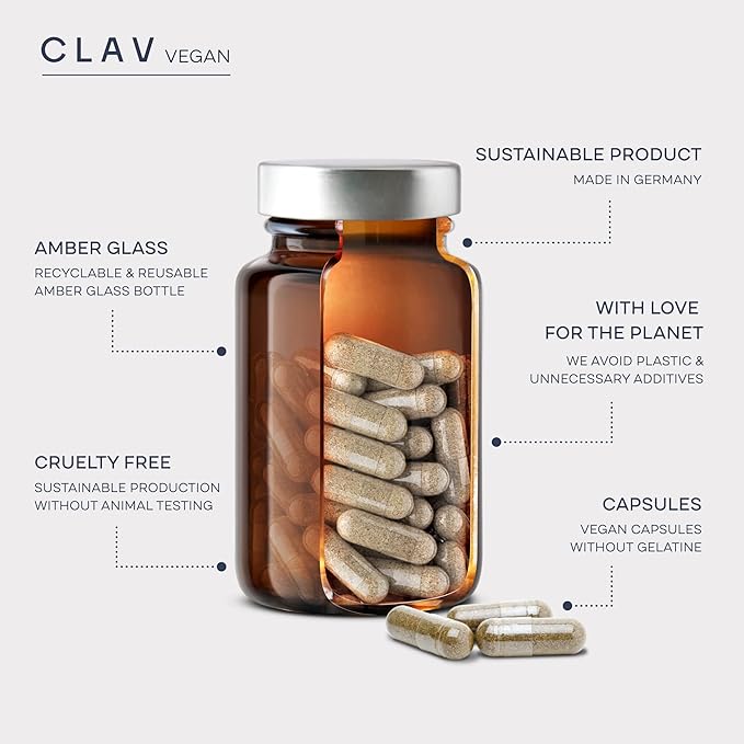 CLAV Boswellia Extract Capsules with MSM, Horsetail Extract, Gotu Kola & Ginger Extracts - Joint Support Supplement - 120 Capsules