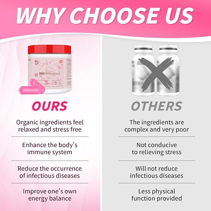 New Upgrade Happy Hormones PCOS Multivitamin,Hormone Balance for Women-Cycle Support Supplements-Menopause and Mood Support Supplement PMS Support for Women (1)