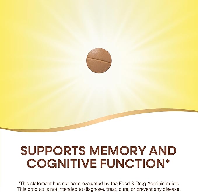Nature's Way Ginkgold Max Advanced Ginkgo Extract, Supports Memory, Focus, and Concentration, and Cognitive Function*, Gluten free, Vegan, 60 Vegan Tablets (Packaging May Vary)
