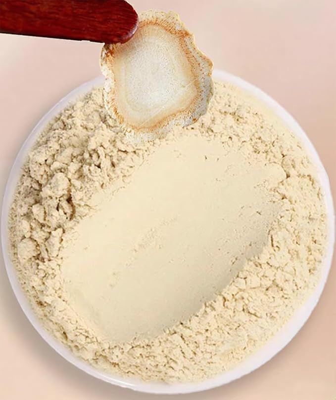 西洋参粉 - 8.81 oz Ginseng Powder Wisconsin Ginseng Root Powder - Non-GMO, Gluten Free Powdered - Use American Ginseng Herbal Supplement for Smoothies, Baking, Tea