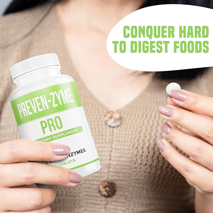 Prevenzyme Pro Digestive Enzyme Supplement (90 Tabs) by Legere Pharmaceuticals for ES Global