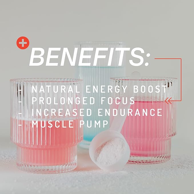 PWDRS Pre-Workout Powder, All Natural Pre Workout for Energy, Pump, Endurance & Strength, with Caffeine (Fruit Punch)