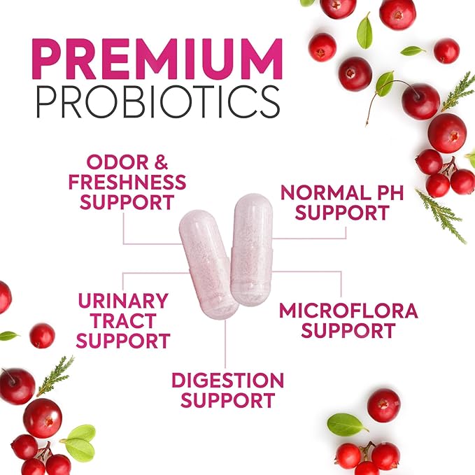 Women Probiotics For Digestive Health - Daily Vaginal PH Balance, Digestive & Feminine Health Support, 50 Billion CFU - 6 Unique Strains for Women - Womens Probiotic With Acidophilus - 60 Capsules
