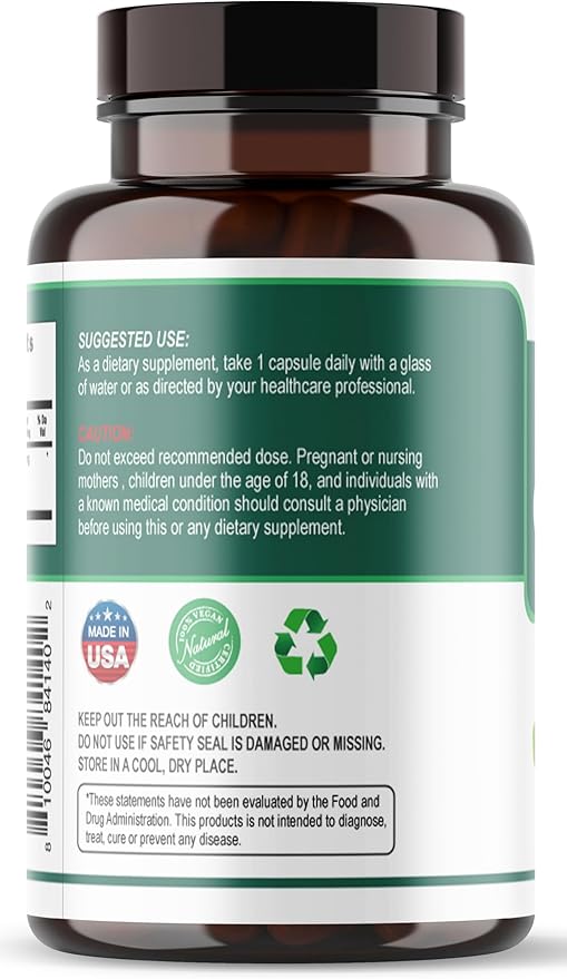 Viva Doria Ginkgo Biloba 720mg, Supports Brain Function & Memory Support, 120 Vegetable Capsules