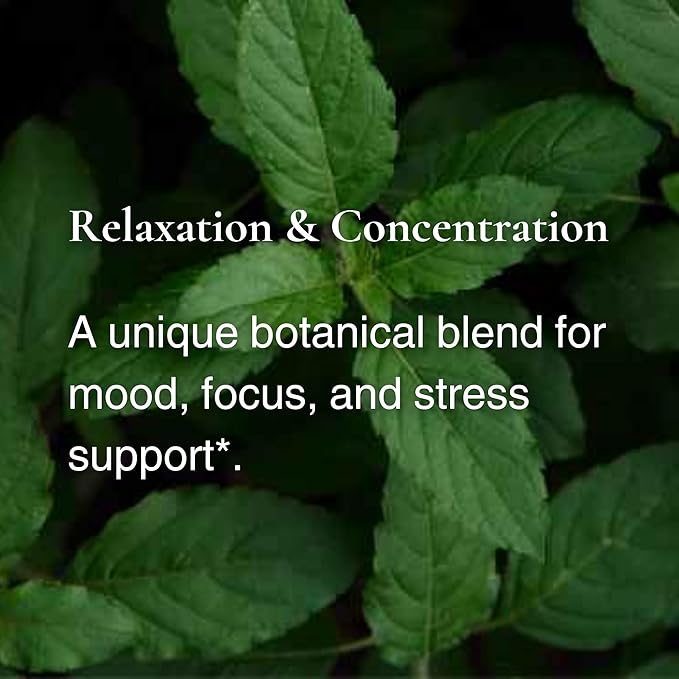 Adapto-Calm | Stress Support Formula | with Ashwagandha, Tulsi Holy Basil, and Passionflower | 60 Capsules