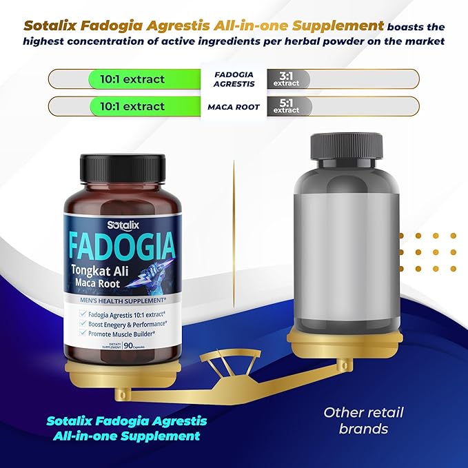 High Strength Fadogia Agrestis Capsules - Concentrated Formula with Maca Root - Support Immune, Energy (150 Count (Pack of 1))
