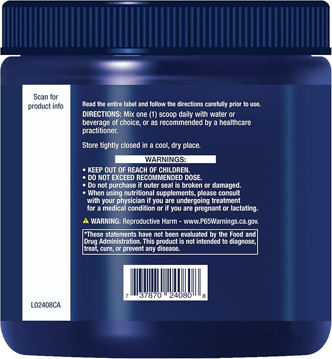 Life Extension Collagen Peptides for Skin & Joints, Collagen Types I, II & III in an Easy-Mix Powder, Gluten Free, Non-GMO, net Weight 343 Grams