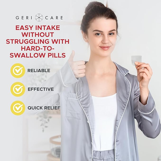 GeriCare Senna Laxative Syrup & Stool Softener, Natural Vegetable Stimulant Laxative Drink, Liquid Senna for Smooth Bowel Movement| Fast-Acting, Constipation Relief| Chocolate Flavor|8 fl oz (2 Pack)