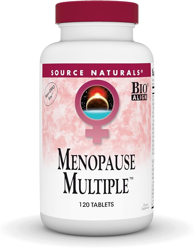Source Naturals Menopause Multiple, Non-GMO Soy - Bio-Aligned Formula - 120 Tablets