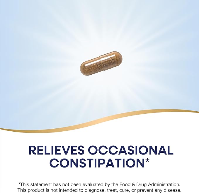 Nature’s Way Cascara Sagrada Bark, Occasional Constipation Relief*, Supports Regularity*, Non-GMO Project Verified, 270 mg per Serving, 100 Capsules (Packaging May Vary)