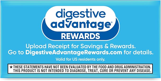 Daily Probiotic Capsule - Digestive Advantage 30 Capsules, Survives 100x Better, Lessens Bloating, Calcium, Promotes Digestive Health and Gut Flora, multi