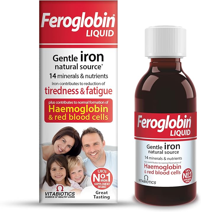 Gentle Iron and Nutrient Liquid - Reduce Tiredness and Fatigue | Maintain Health and Vitality | Natural Iron Source