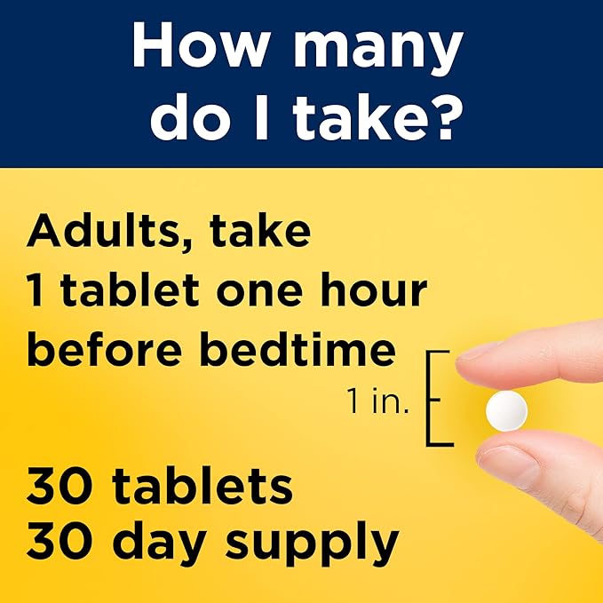 Nature Made Melatonin 10mg Extra Strength Tablets, Dietary Supplement for Restful Sleep, 30 Count, 30 Day Supply