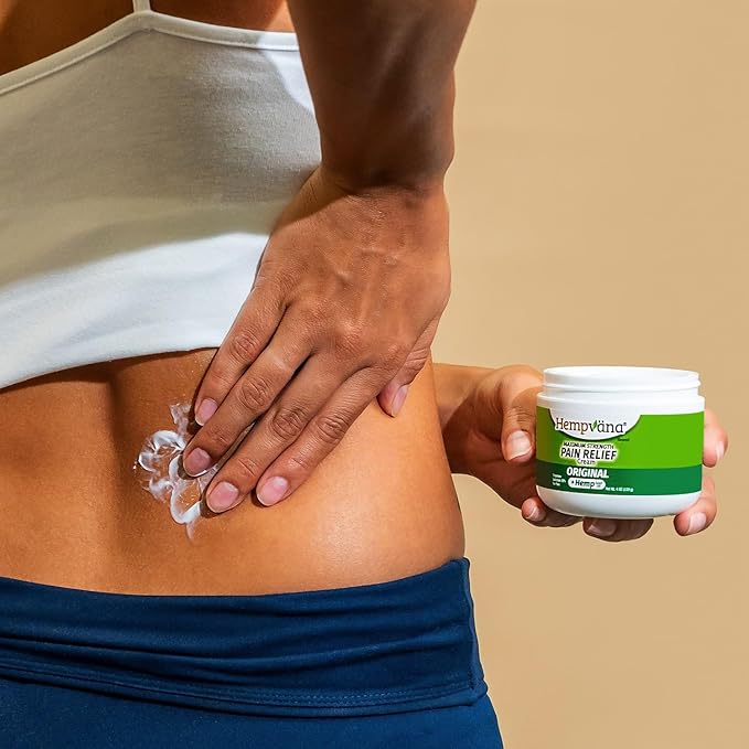 Hempvana Maximum Strength Relief Cream. Hemp Seed Oil for Muscles & Joints, AS-SEEN-ON-TV, Odor-Free, Non-Greasy, Long-Lasting Relief