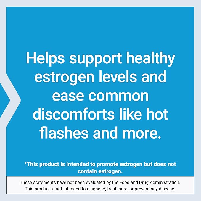 Life Extension Estrogen Balance Elite, Menopause Support Supplement, Hormone Balance, hot Flashes, Night Sweats, Vaginal Dryness, Gluten-Free, Non-GMO, Vegetarian, 60 Tablets.