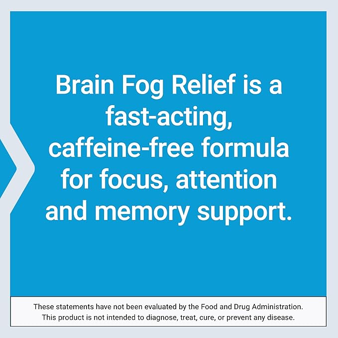 Life Extension Brain Fog Relief, Mango Leaf Extract, standardized Peppermint Oil, nootropic Brain Supplement for Clarity and Focus, Fast-Acting, Caffeine-Free, Gluten Free, Non-GMO, 30 softgels