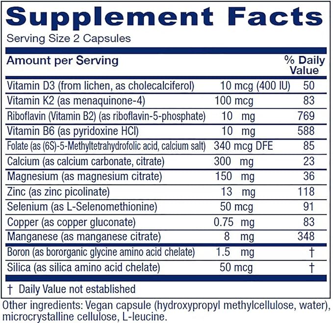 Vitanica, OsteoBlend, Bone Support, Vegan, 240 Capsules