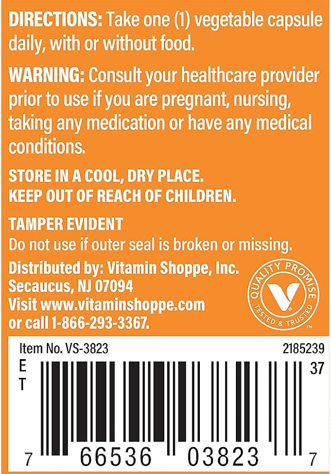 Ultimate 10+ Probiotics, 50 Billion CFUs for Digestive Health, Immune Support and Respiratory Health (60 Vegetable Capsules) by the Vitamin Shoppe