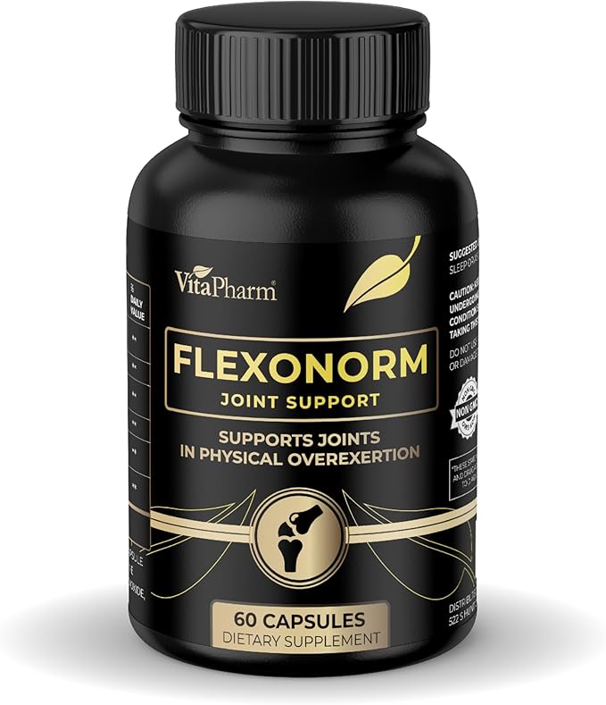Flexonorm Joint Support Supplement – Joint Health & Mobility Support for Men & Women – 60 Capsules
