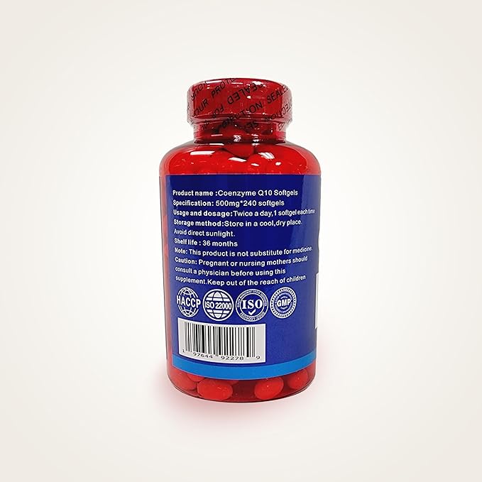 Qunol CoQ10 210mg Softgels, Qunol Ultra CoQ10 210mg, Antioxidant for Heart Health & Energy Production, Coenzyme Q10 Vitamins and Supplements, 120 Days Supply, 240 Count