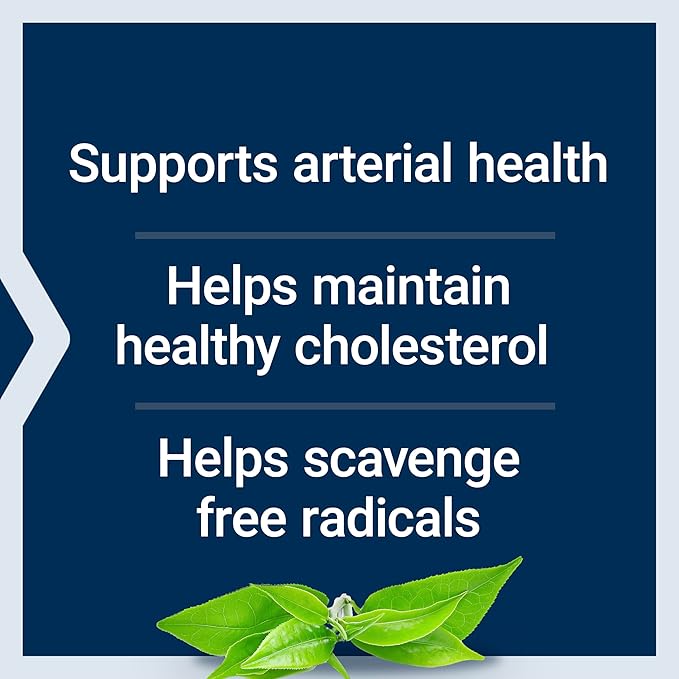 Life Extension Theaflavin Standardized Extract – Tea Leaf Flavonoids, Arterial Health Support, Helps Maintain Already-Heathy Cholesterol – Gluten-Free, Non-GMO, Vegetarian – 30 Capsules