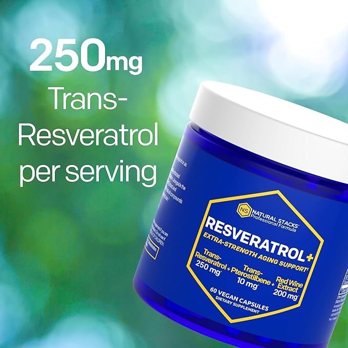 NATURAL STACKS NeuroLife & Resveratrol Supplement Bundle - Supports Longevity & Brain Aging* - 120 Capsules