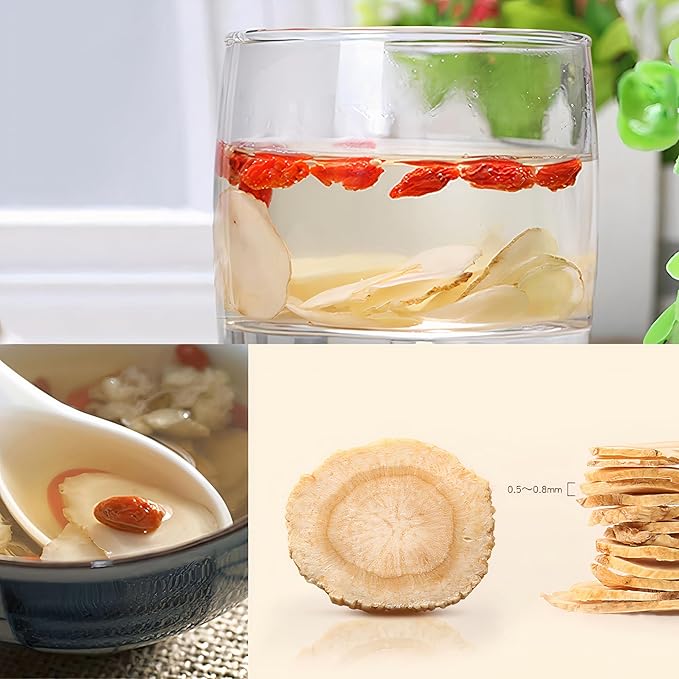 4 Boxes of Hand Selected American Wisconsin Ginseng Slice (16 Oz.) - Boost Your Immune System Fast
