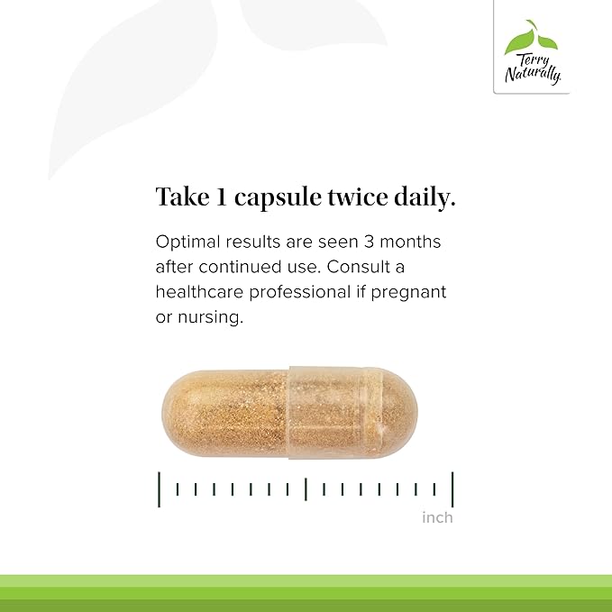 Terry Naturally Blood Pressure Health - Healthy Blood Flow & Circulation Support Supplement - Heart Health Supplement with Antioxidants - Cardiovascular Support - 60 Capsules