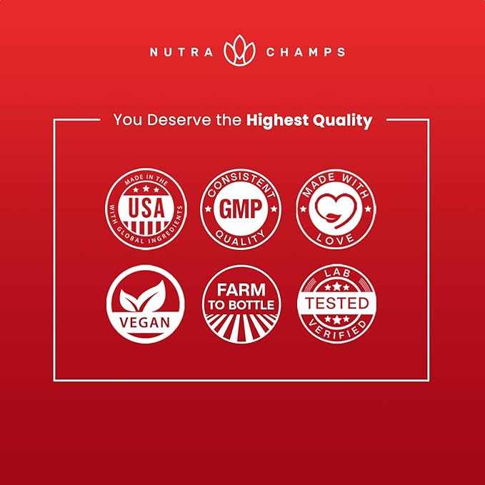 NutraChamps Maca Root Capsules and Korean Ginseng Capsules 2 Pack Bundle