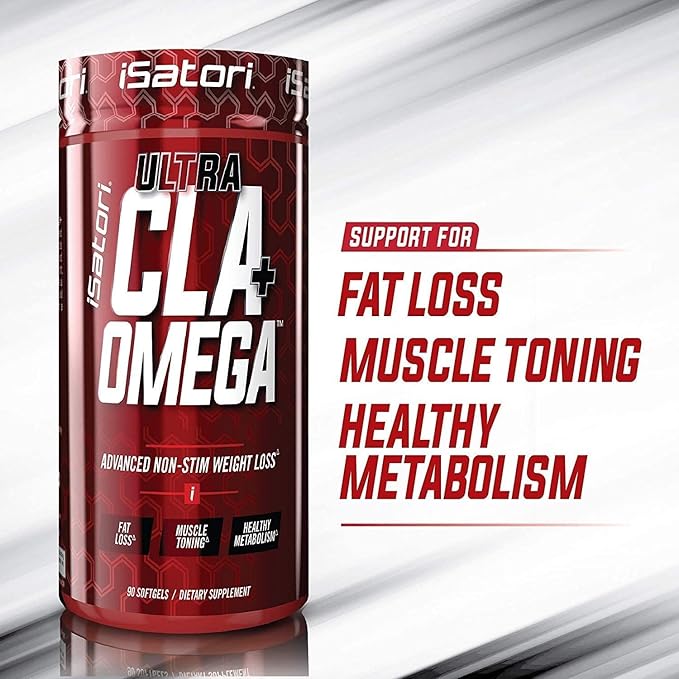 iSatori L-Carnitine LS3 Pink Lemonade 1500mg (32 Servings) & iSatori Ultra CLA (90 Softgels)